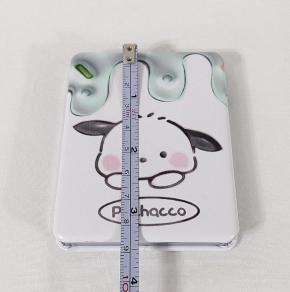 Pochacco Sanrio Kawaii Rectangle Double Sided Portable Folding Compact Mirror - Picture 4 of 6
